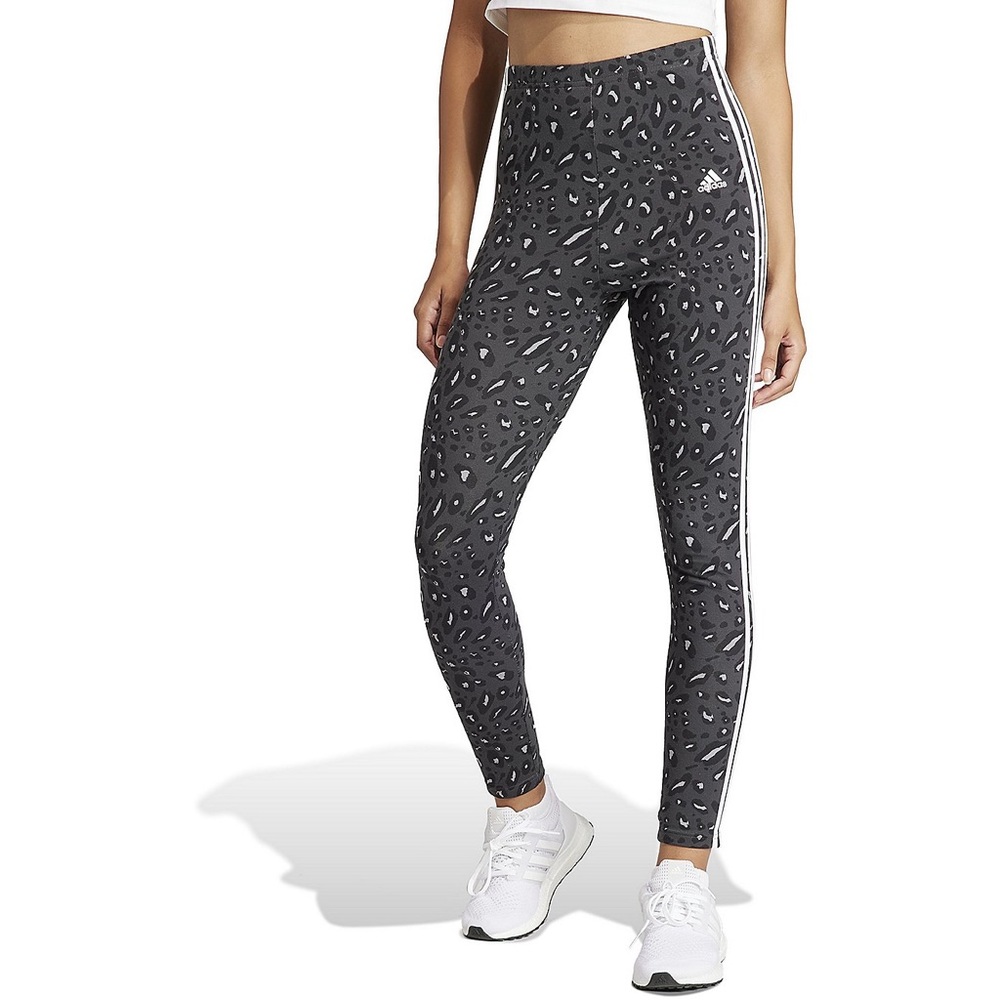 Adidas Gray Leggings with Elastic Waistband